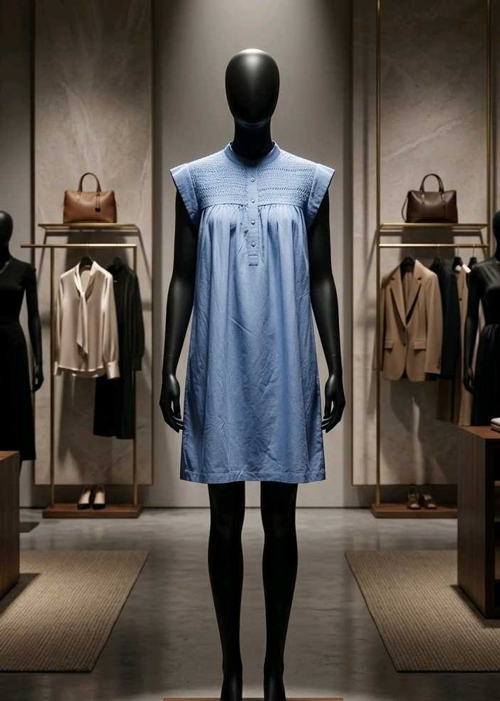 Light Blue Casual Dress