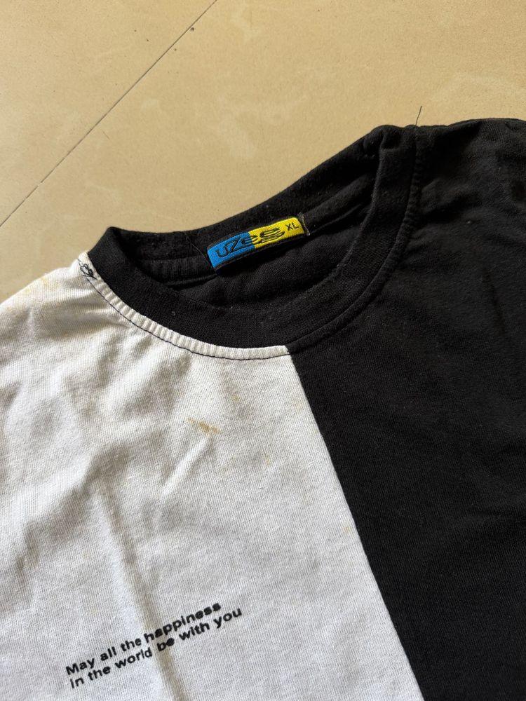 Two-Tone Graphic Tee