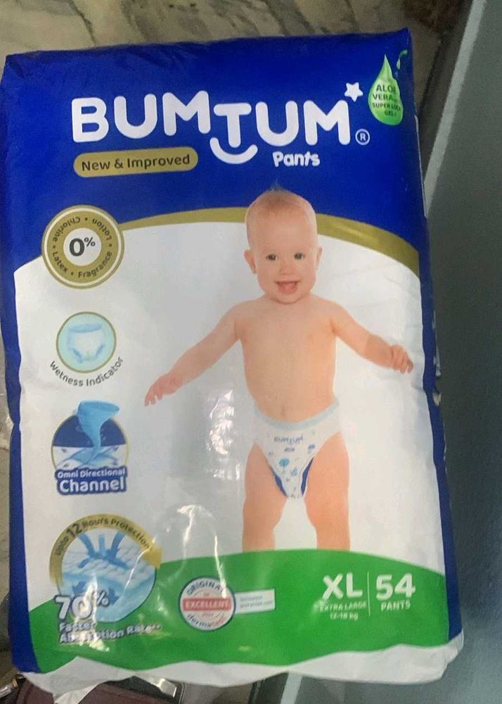 Bumtum Kid's Diaper (XL - 12 to 18 Kg)