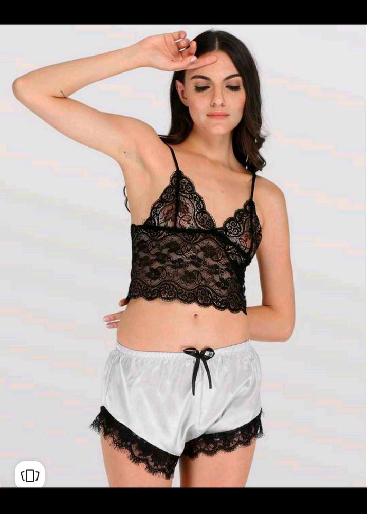 Lace Cami &amp; Shorts Set