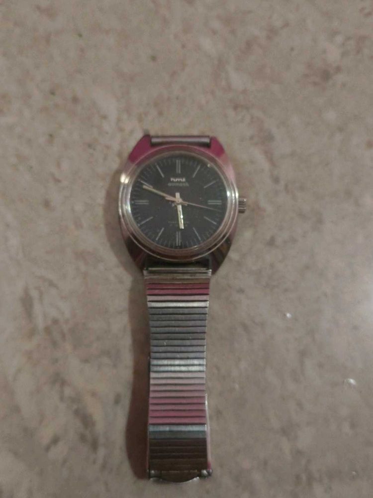 Vintage HMT ABINASH BLACK DIAL Mechanical Watch