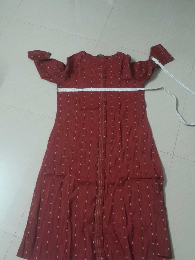 melange kurta bust 40 with flaw