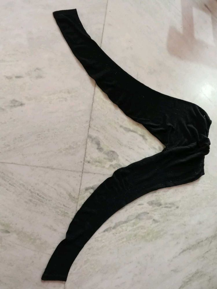 Black woolen Legging