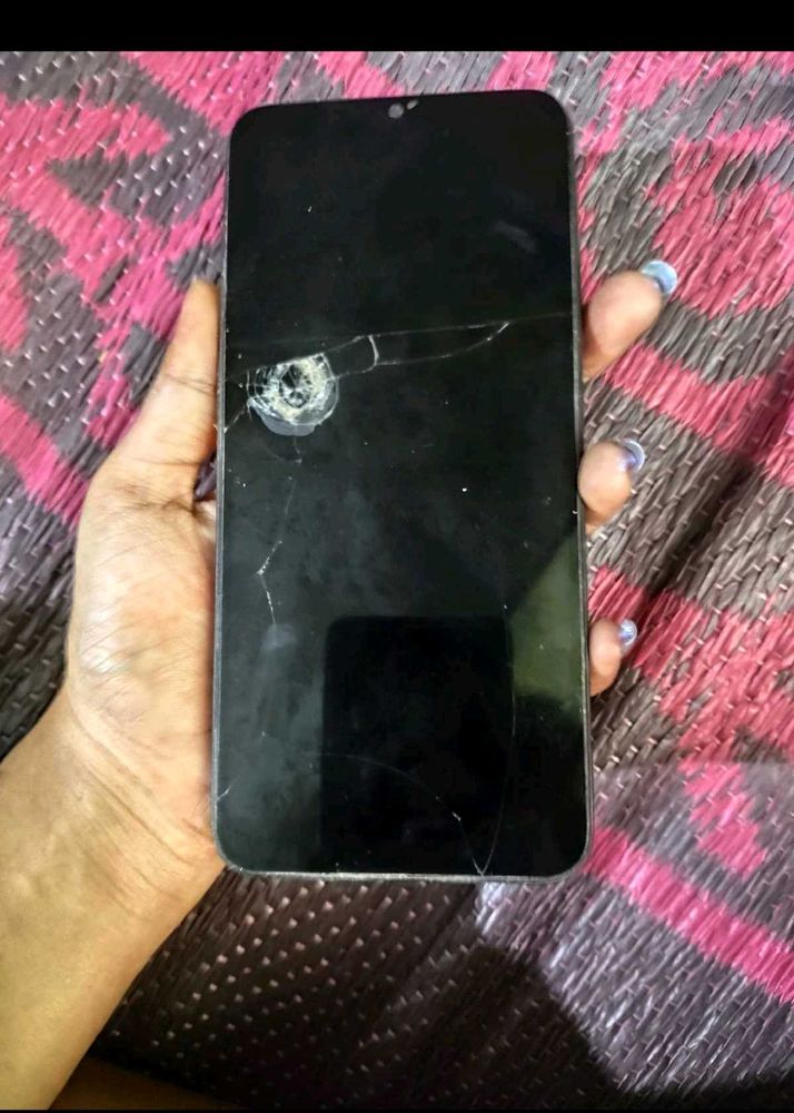 Smartphone with Cracked Screen
