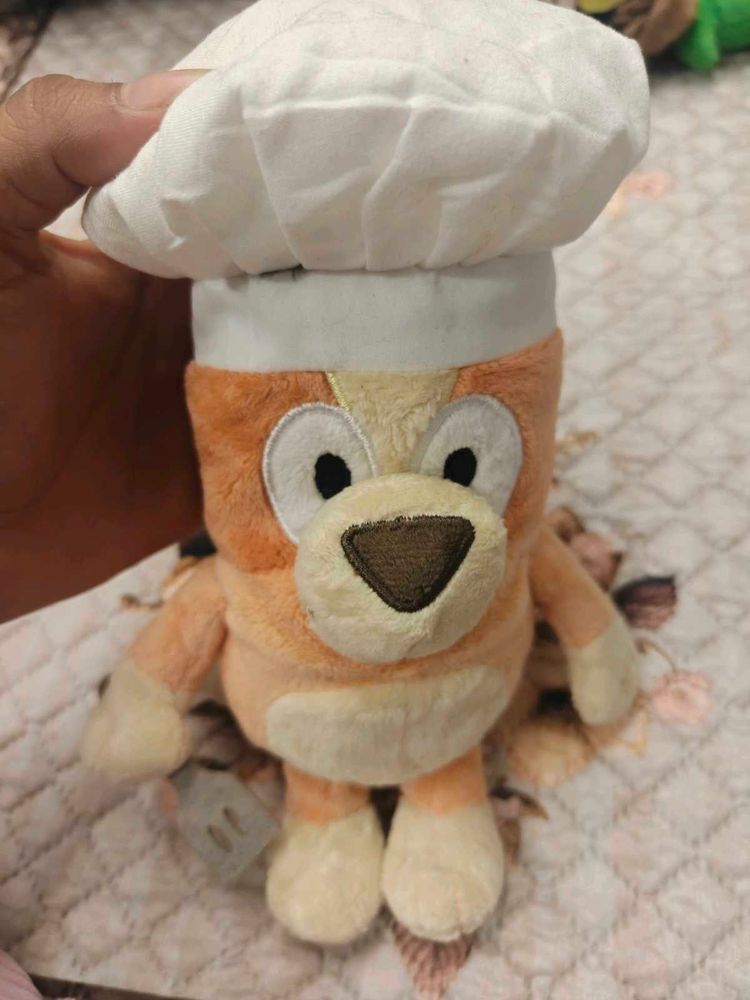 Bluey Plush Toy with Chef Hat