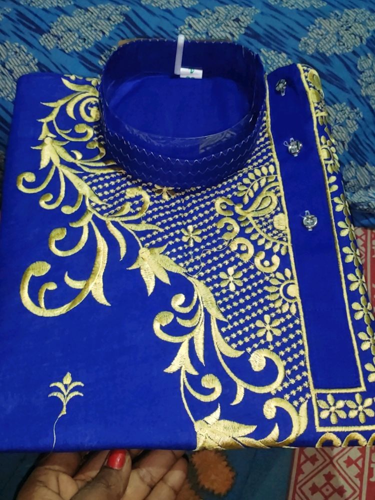 New Blue Colour Panjabi