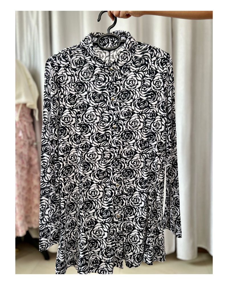 Korean floral top