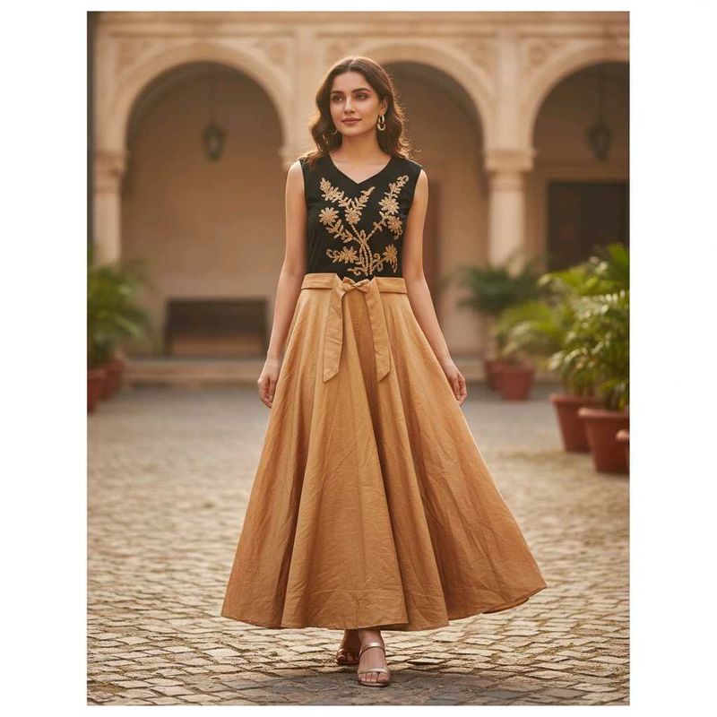 stunning gold gown