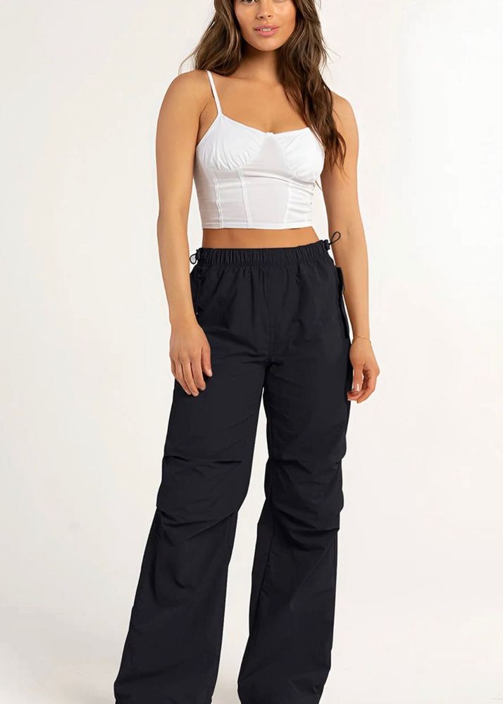 Comfy Black Wide-Leg Pants