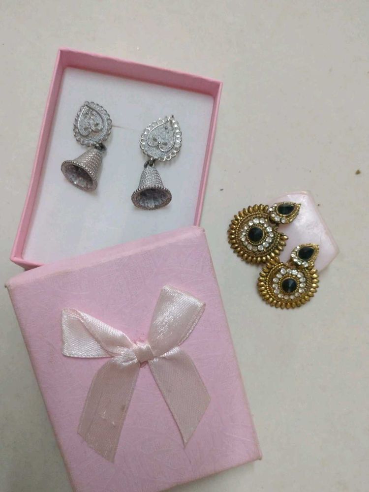 Elegant Jhumka Earrings Set