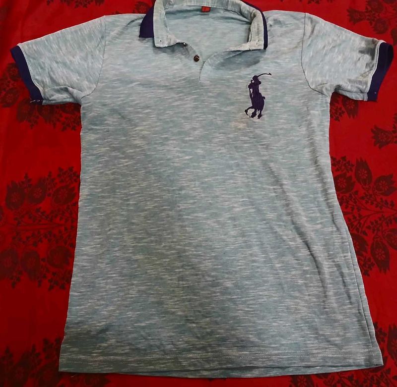 Light Blue Polo T-Shirt