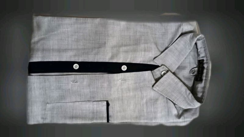 Grey Half Sleeve Shirt/ Mafatlal