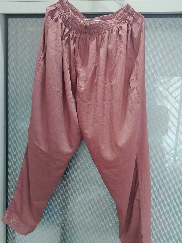 Elegant Rose Pink Palazzo Pants