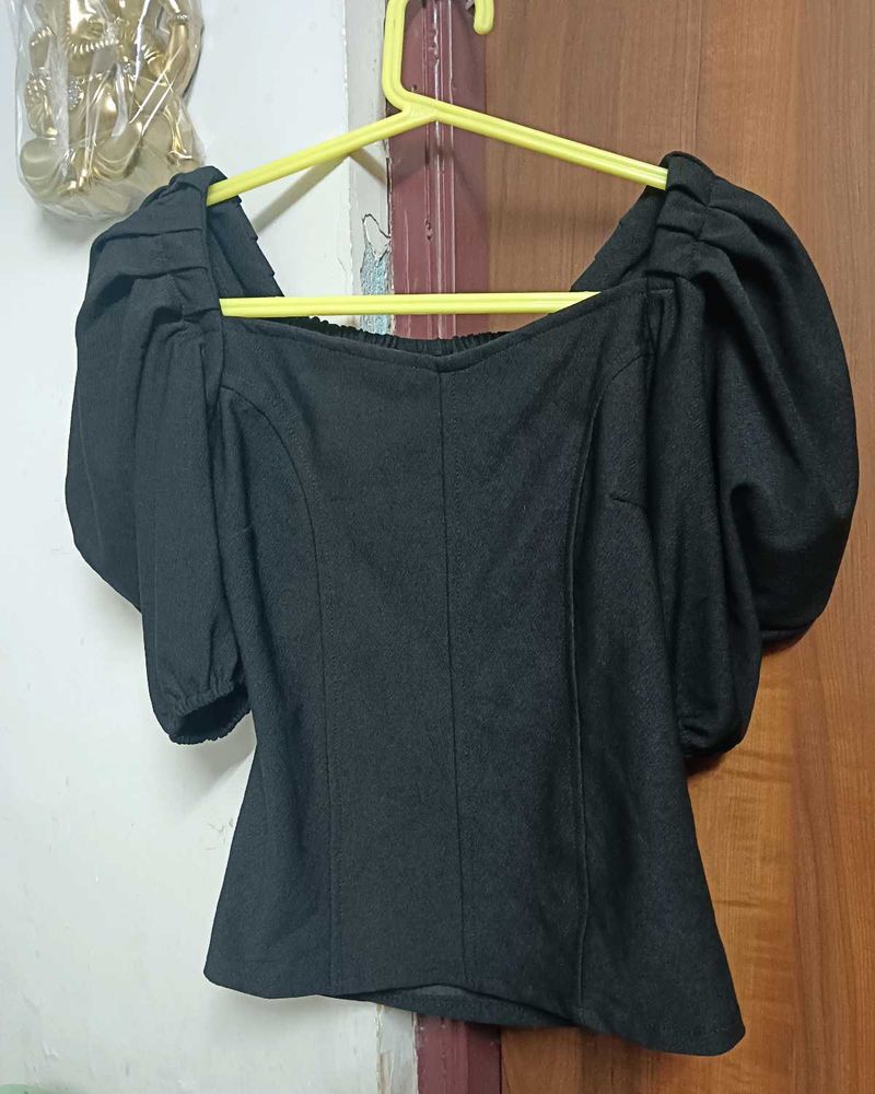 Black Crop Top