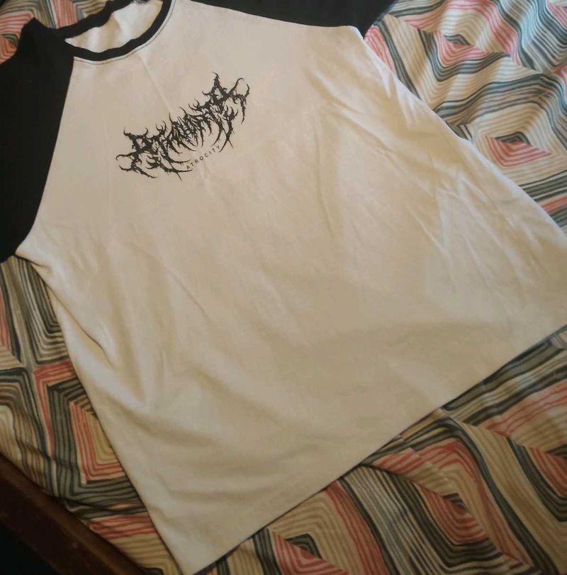 Black &amp; White Band T-Shirt