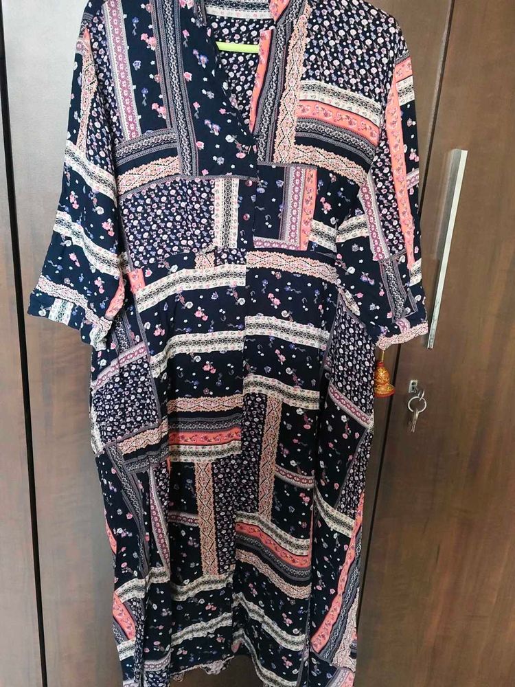 Plus Size Floral Dress.