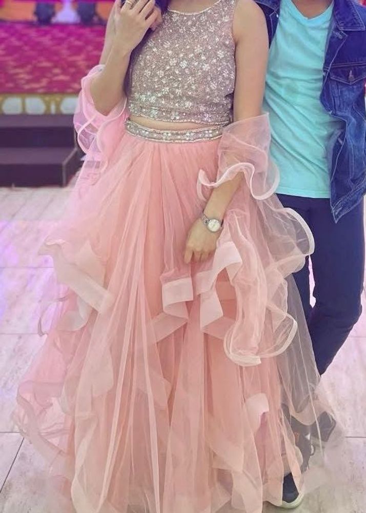 Elegant Pink Lehenga Choli