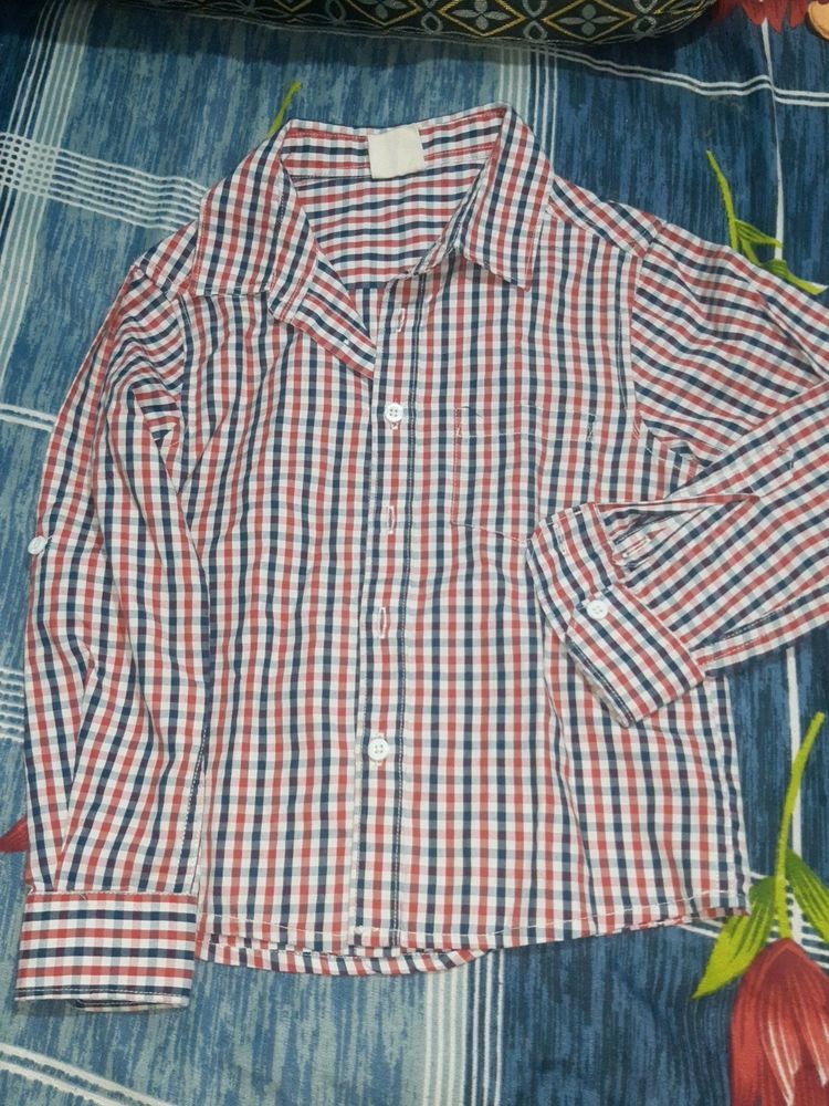 Boys Checks Shirt