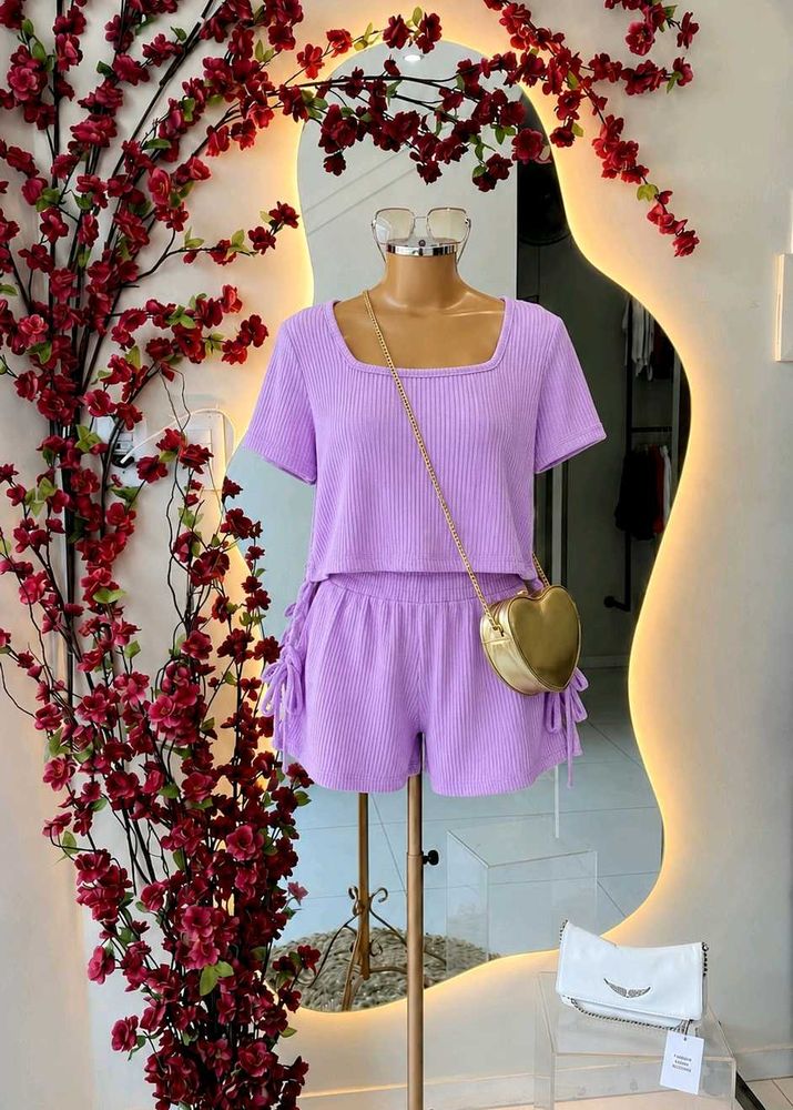Cute Lavender Pajama Set