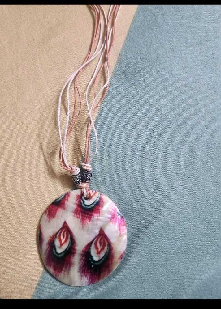 Boho Peacock Pendant Necklace