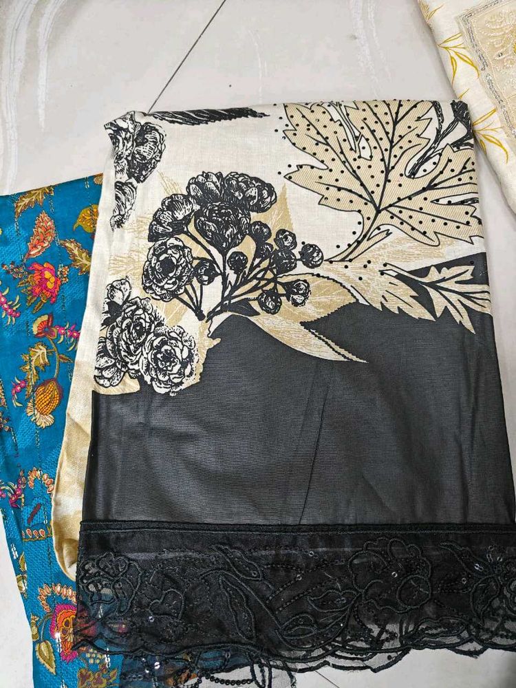 Designer Dress Material with Intricate Embroidery
