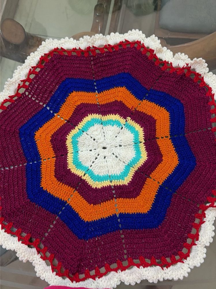 Handmade Crochet Table Runner