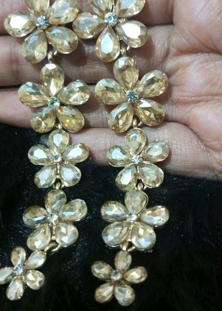 Flower Statement Earrings
