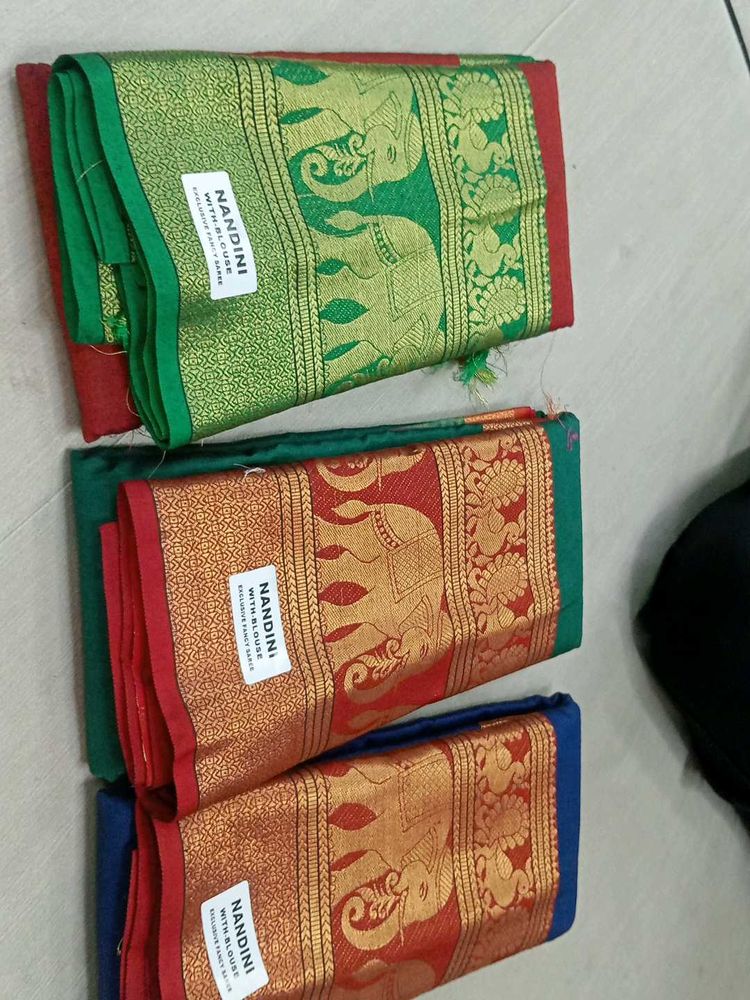 Nandini Silk Saree with Blouse