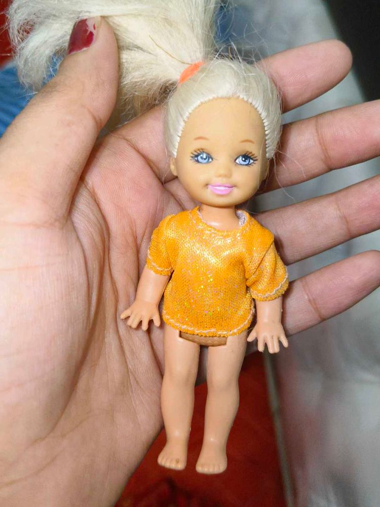Cute Doll with Blonde Hair