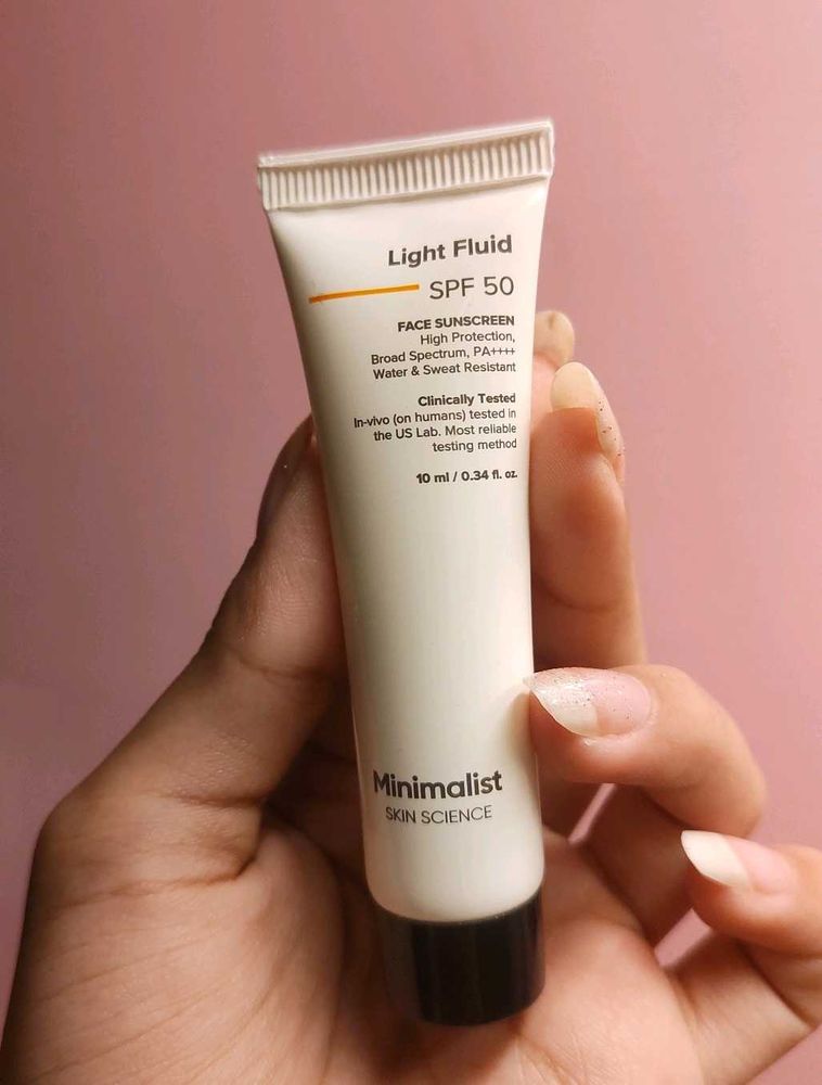 Minimalist Light Fluid SPF 50 Sunscreen (10ml)