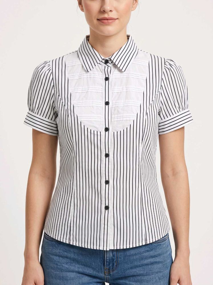 Classic Striped Button-Up shirt
