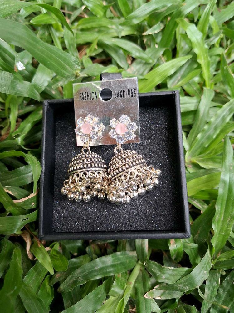 .⋆˚꩜｡Silver Jhumka.⋆˚꩜｡