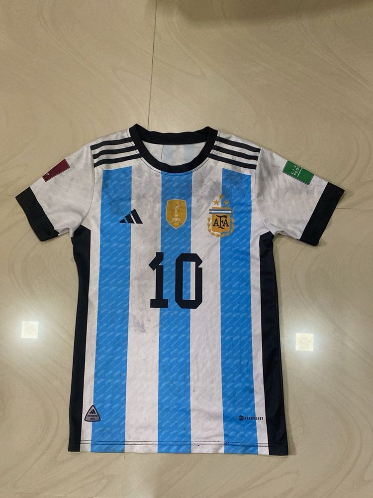 Argentina Football Jersey #10