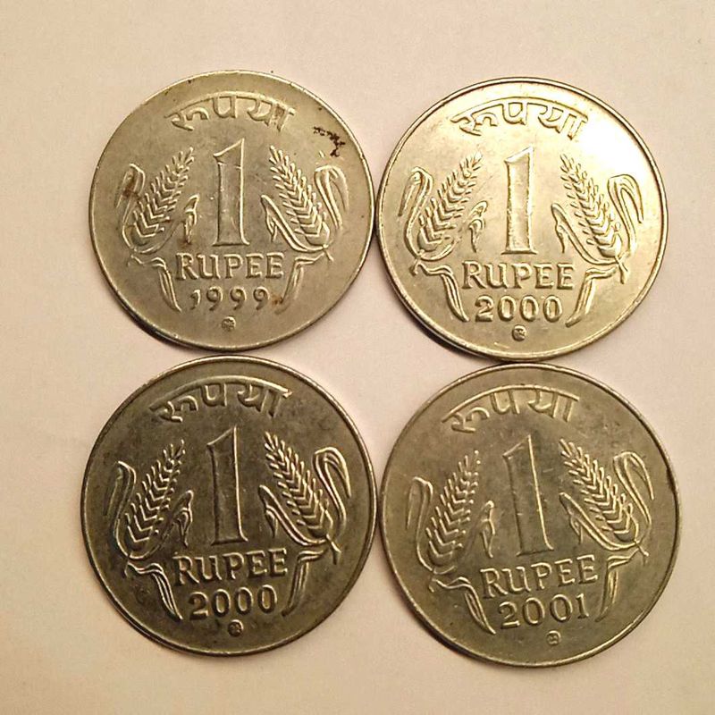 Rare One Rupee Slovakia Mint Coins