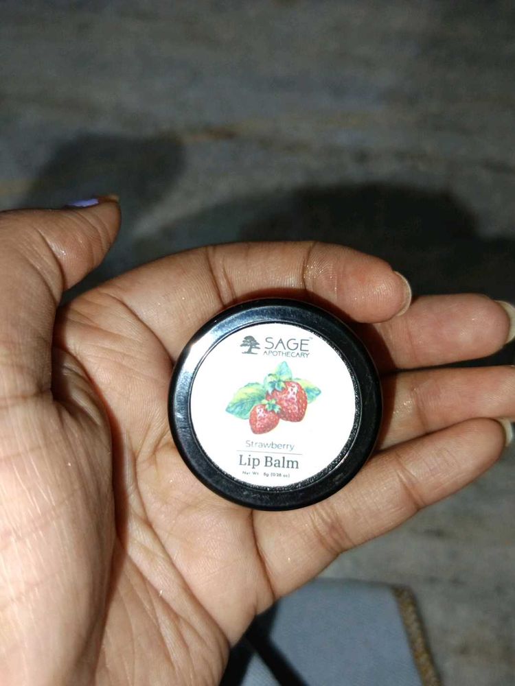 Sage Apothecary Strawberry Lip Balm