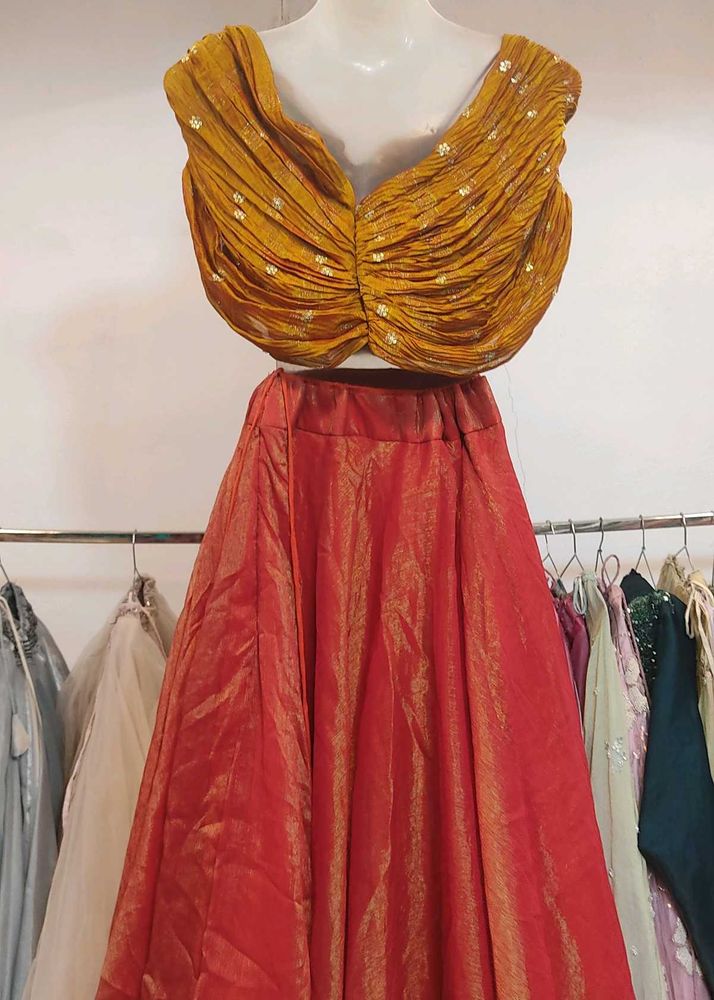 second hand crop top Set