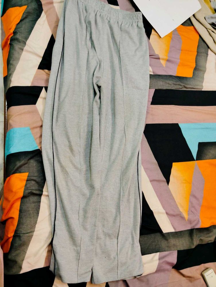 girlsn's Grey Track Pants
