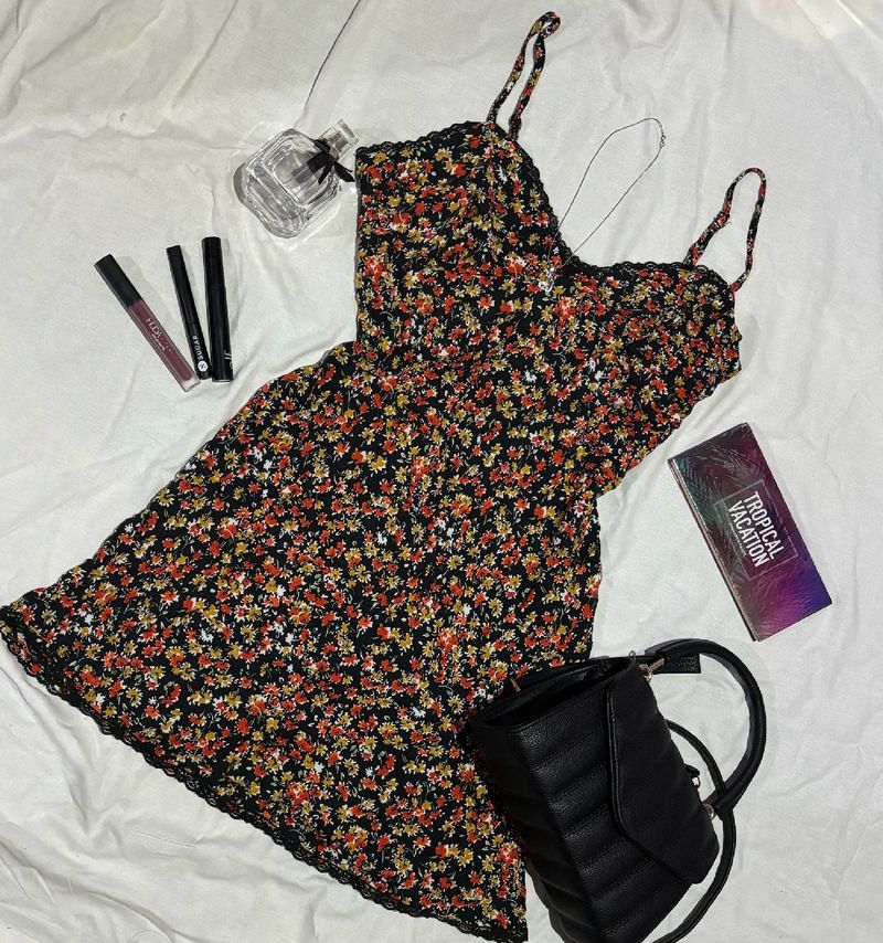 Black Floral Dresses