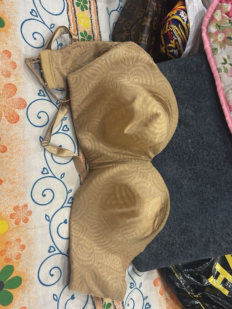 Golden Padded Bra