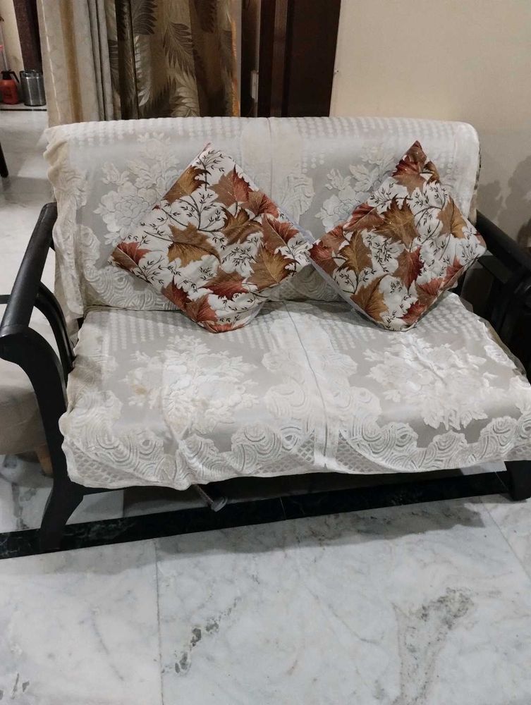Floral Print Sofa Cushion Set
