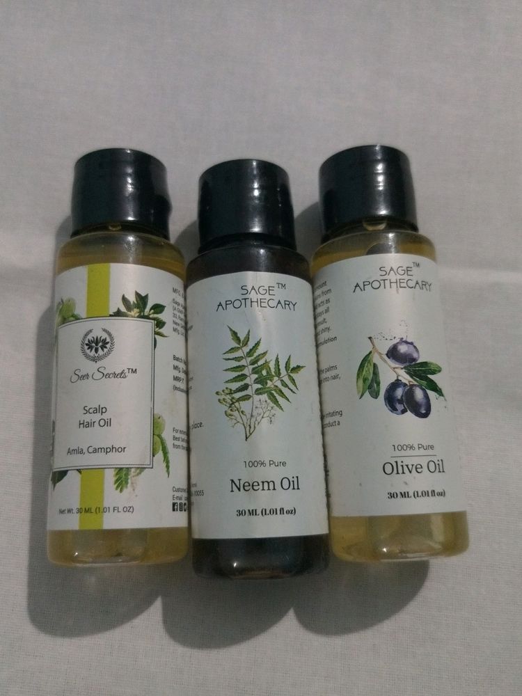 Original Herbal Oils Amla, Neem (Only 2)