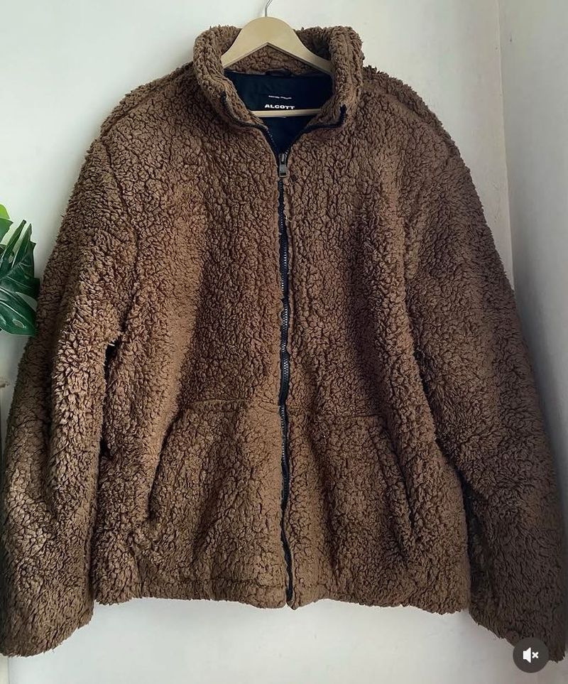 Cozy Brown Fleece Jacket