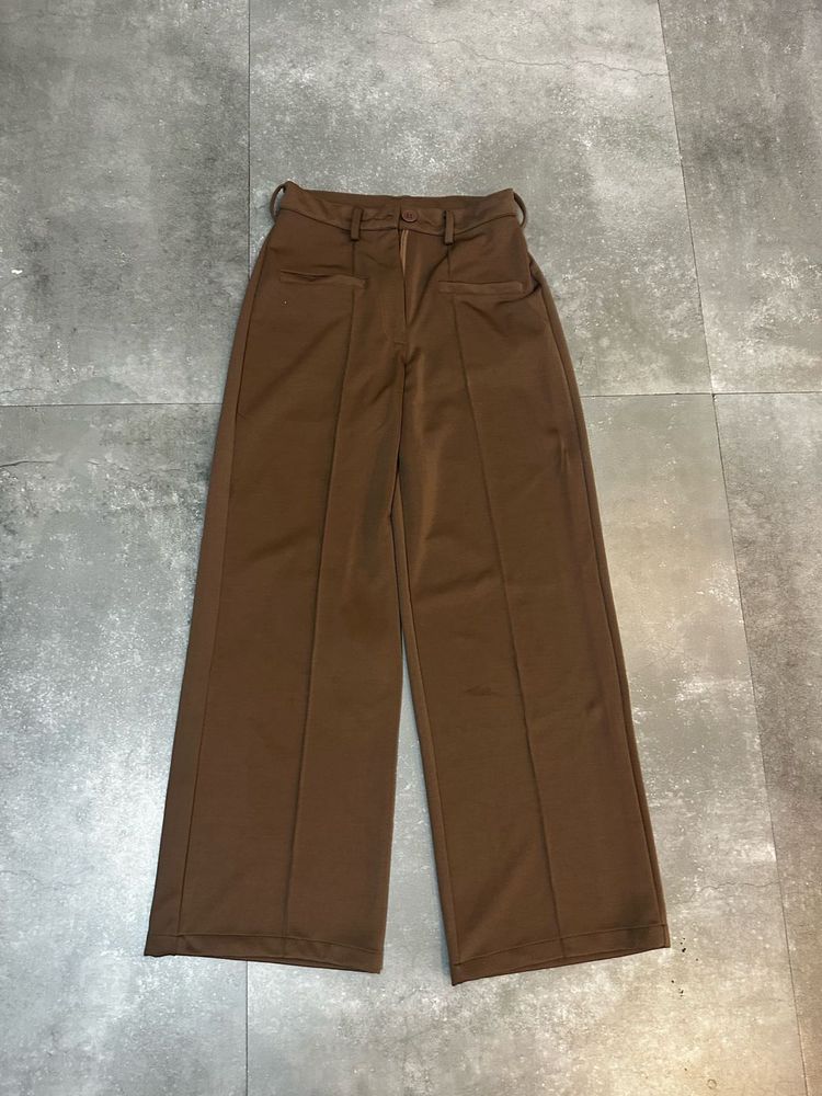 Brown Wide Leg Pants
