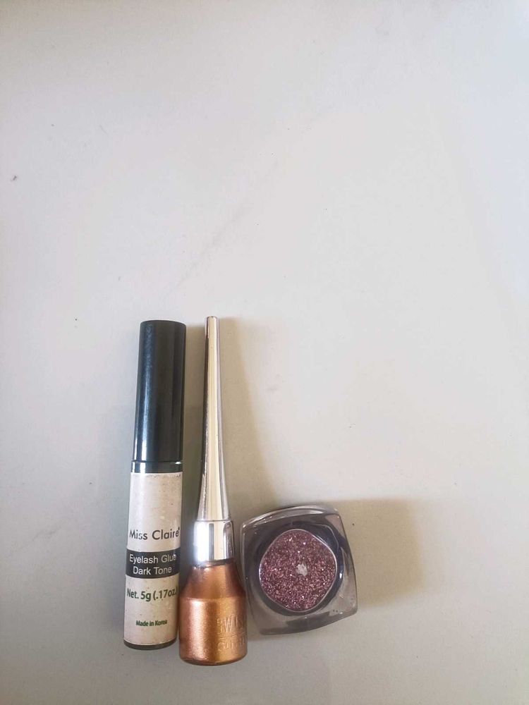Miss Claire Eyelash Glue &amp; Glitter Set