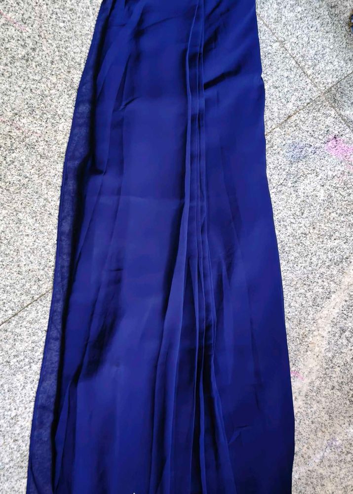 Elegant Royal Blue Readymade, ready to wear