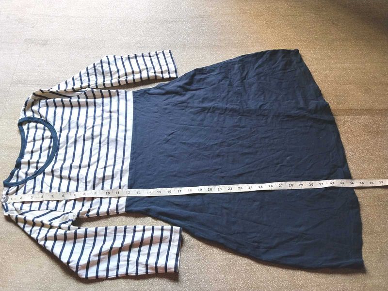 Striped  Midi Dress