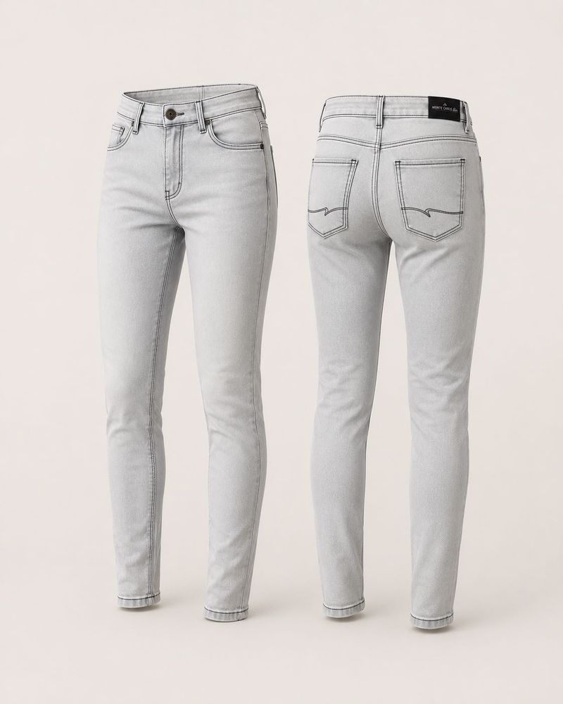 Light Grey Skinny Fit Jeans
