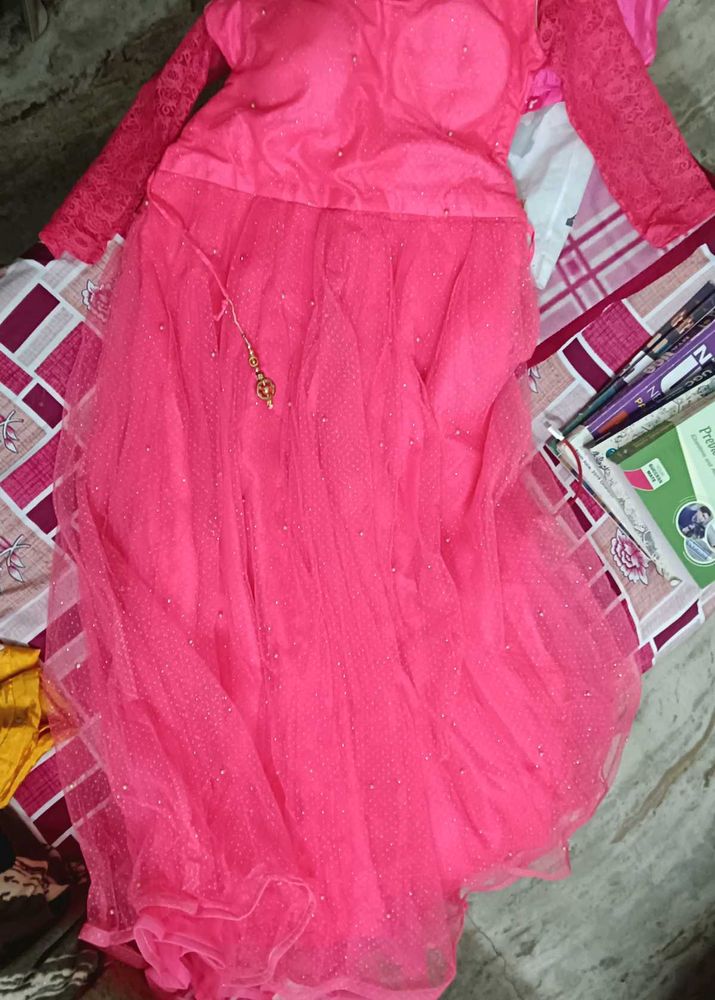 Pink Party Wear Dress