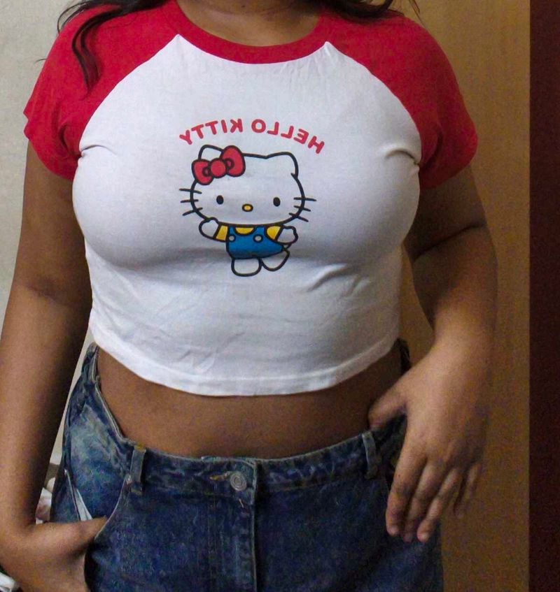 Hello Kitty Crop Top
