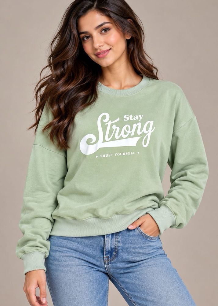 Stay Strong Graphic Sweatshirt